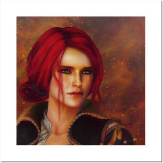 Triss Merigold Wall Art by Purplehate